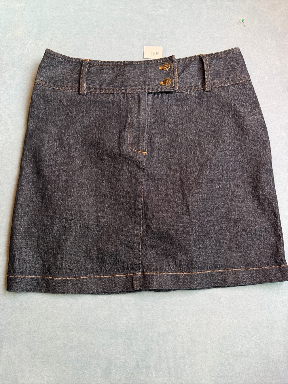 Hennes Collection Dark Denim A-Line Skirt - Dark Blue